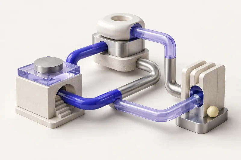 Connected business systems illustrating practical AI automation
